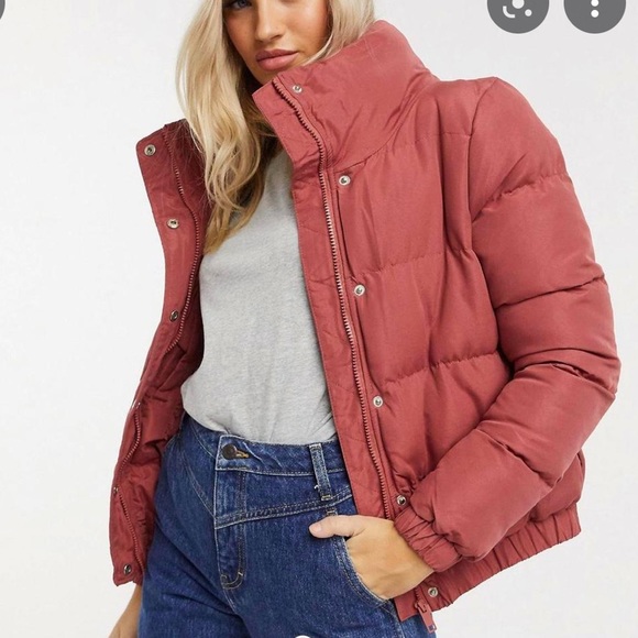 Brave soul slay puffer jacket in cord Clearance